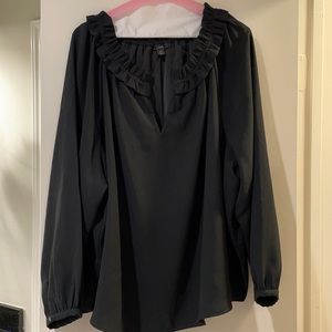 Black 3x JCrew top
